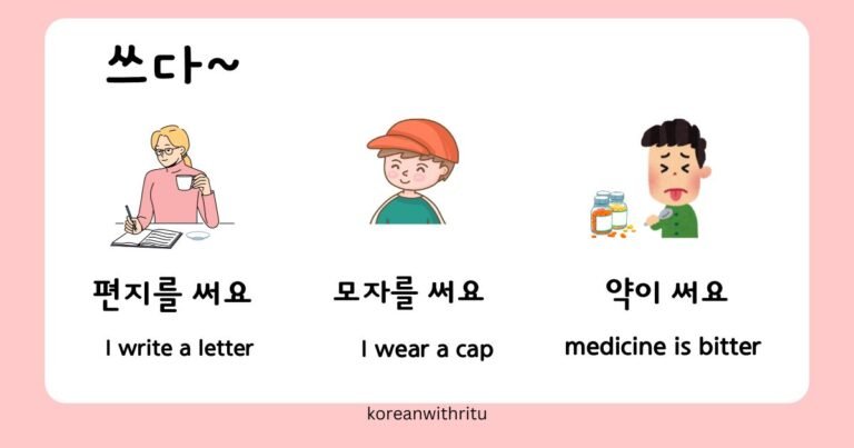 Difference Between 쓰다, 사용하다, and 이용하다
